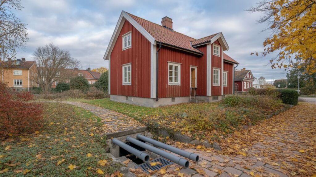 4. Vad är skillnaden mellan ett självfallande och ett trycksatt avloppssystem?